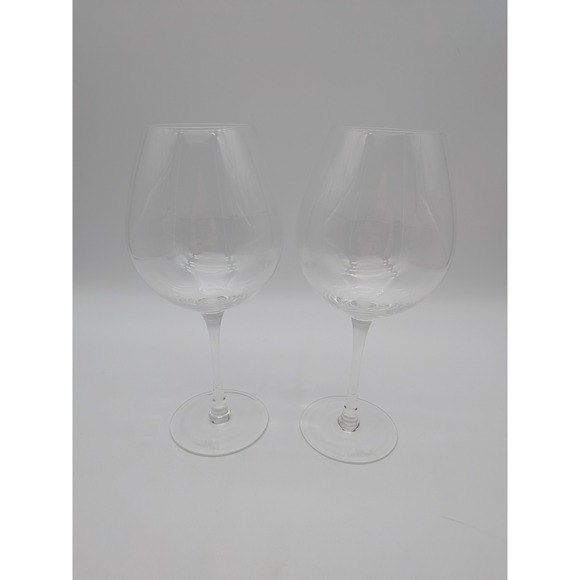 Rosenthal Other - Pair of 2 Vintage Rosenthal Studio Line Crystal Large Wine Glasses Balloon MCM